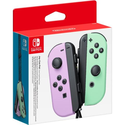 Nintendo Switch Joy Con Pastel Purple and Pastel Green Controller Pair
