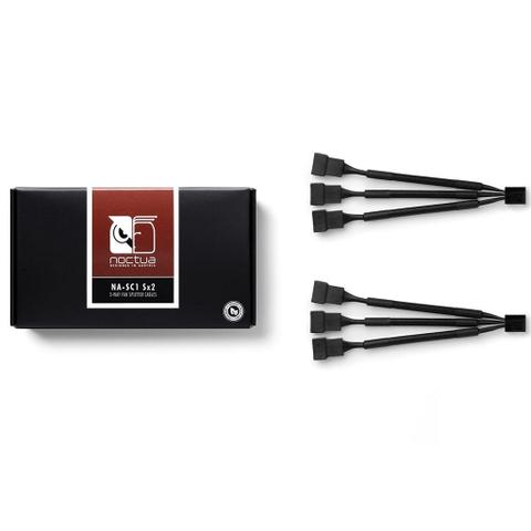 Noctua NA-SC1 SX2 3-Way PWM Fan Splitter Cables - 2-Pack