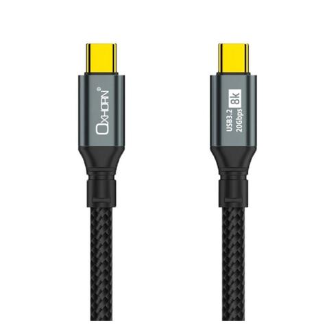 Oxhorn 1m 100W USB-C 3.2 Gen 2 Male to Male Cable