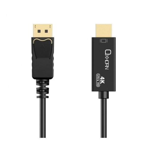Oxhorn 3m 4K DisplayPort to HDMI Male to Male Cable