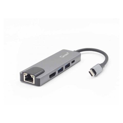 Oxhorn USB 3.1 Type-C to 5-in-1 Multi Adapter
