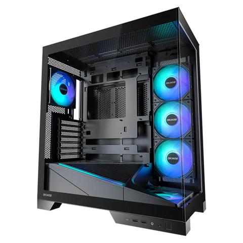 OKINOS AQ9 ARGB Tempered Glass Mid-Tower ATX Case