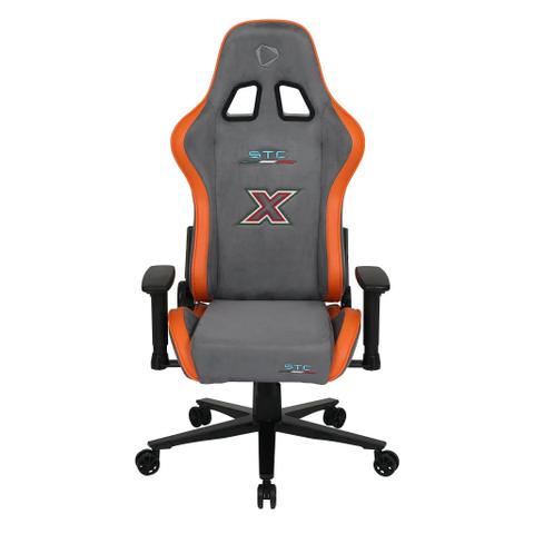 ONEX STC X Alcantara Gaming Chair - Volcanic Ash Grey/Orange