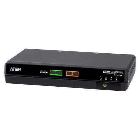 ATEN 2 Port USB 5K DisplayPort/HDMI Dual Display Universal Secure KVM Switch - PSD PP v4.0 Compliant