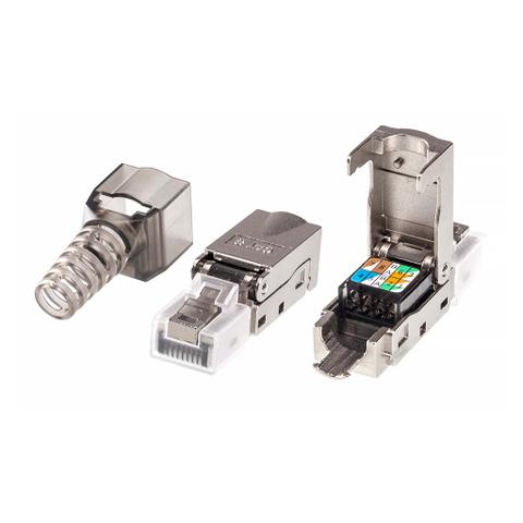 ATEN Professional Shielded Toolless Cat6A RJ45 Connector - 10 Pack