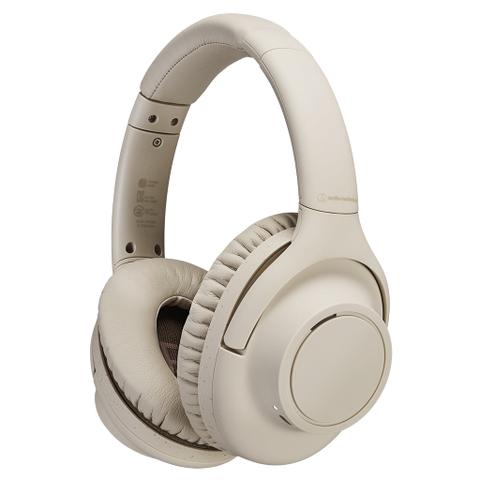 Audio-Technica ATH-S300BT Wireless Over-Ear Headphones - Beige