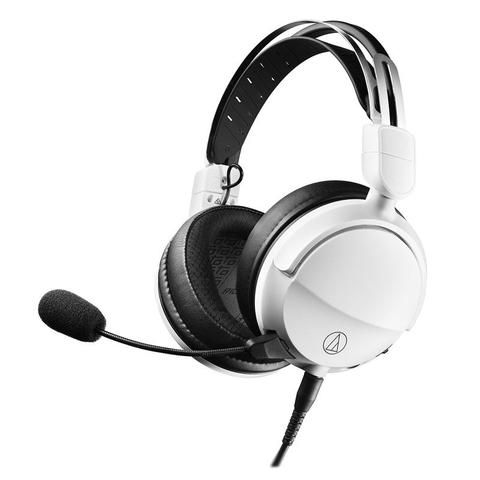 Audio-Technica ATH-GL3 Closed Back High Fidelity Gaming Headset (White)