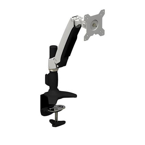 Aavara Single Aluminium Monitor Stand with 2 Pivot 15"-32" - Silver/Black