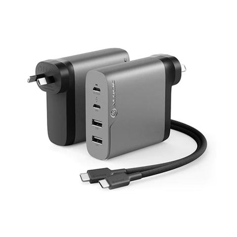 ALOGIC Rapid Power 2 Port 100W GaN Charger (Space Grey)