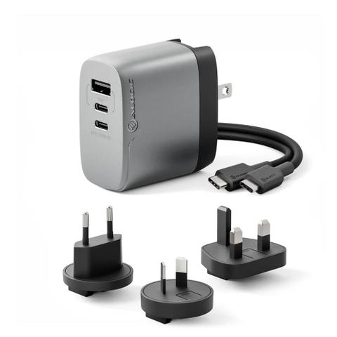 Alogic 3X67 Rapid Power 67W Multi-Country Travel GaN Charger