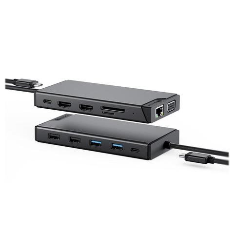 ALOGIC MV2 USB-C 12-in-1 Dual Display Mini Dock