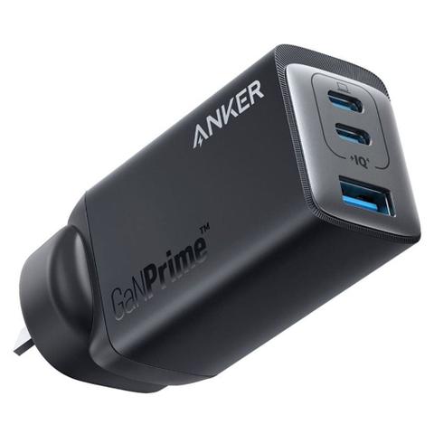 Anker GaNPrime 65W 3-Port Wall Charger with USB-C to USB-C Cable