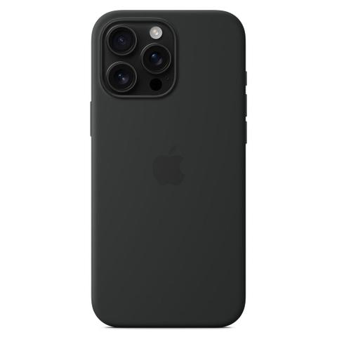 Apple iPhone 16 Pro Max Silicone Case with MagSafe (Black)