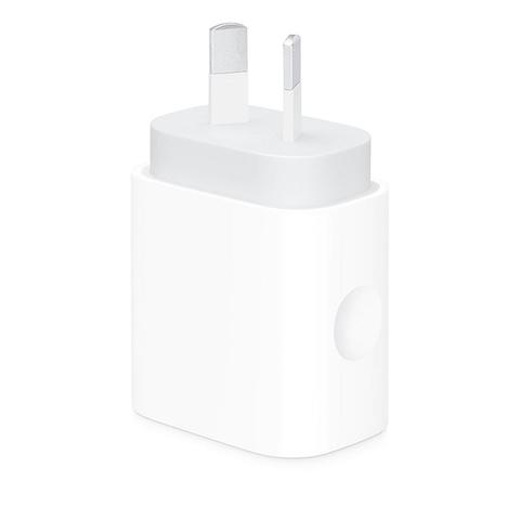 Apple 20W USB-C Power Adapter, Requires USB-C Cable -MHJ93X/A