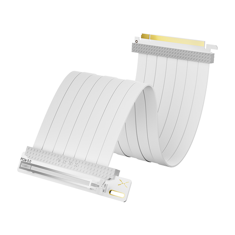 TRYX PCI-E 5.0 200mm Riser Cable - White