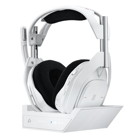 Logitech G ASTRO A50 X LIGHTSPEED Wireless Gaming Headset with Base (White)