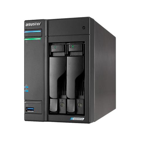 Asustor Lockerstor 2 Gen2+ 2-Bay NAS Celeron N5105 Quad-Core CPU 4GB RAM