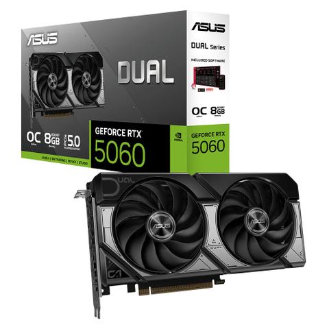 Open Box - ASUS GeForce RTX 5060 Dual 8GB GDDR7 OC Edition Video Card