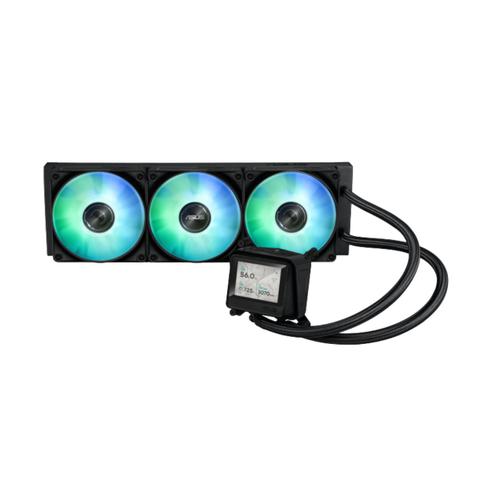 ASUS MAX Gaming LC 360 ARGB LCD AIO Liquid CPU Cooler - Black Edition