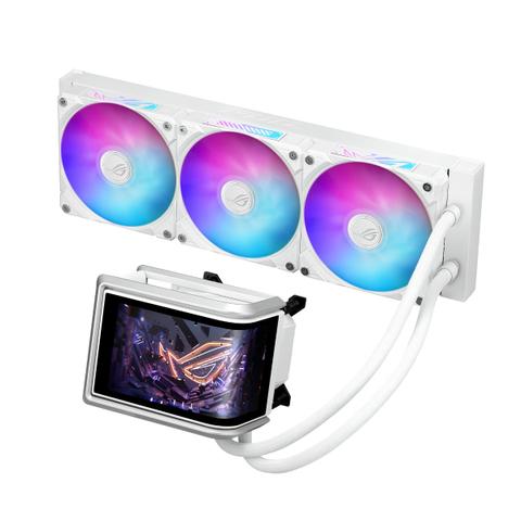 ASUS ROG Ryuo IV 360 ARGB AIO Liquid CPU Cooler - White Edition