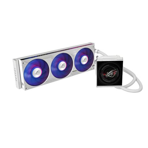 ASUS ROG Strix LC IV 360 ARGB LCD AIO Liquid CPU Cooler - White Edition