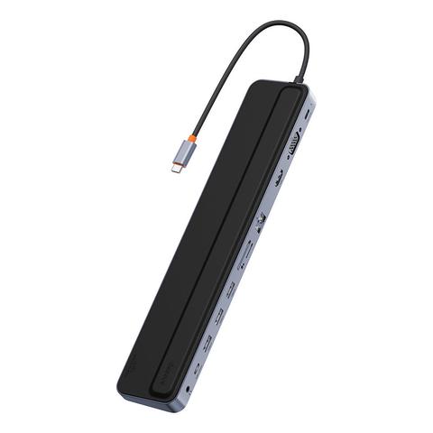 Baseus EliteJoy Gen2 11-Port Type-C HUB Adapter (Dark Grey)