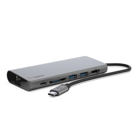 Belkin USB-C Multimedia Hub (Grey)