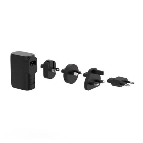 Belkin BoostCharge 5000mAh 25W Hybrid Wall Charger w/ Power Bank & Travel Adapter Kit