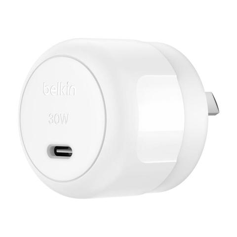 Belkin BoostCharge 30W PD USB-C Wall Charger (White)