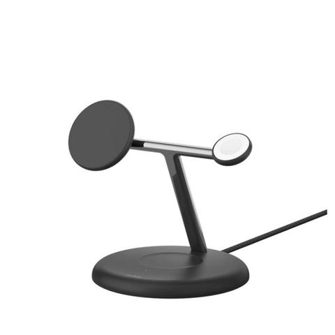 Belkin BoostCharge Pro 3-in-1 15W Magnetic Wireless Charging Stand w/ Qi2 - Black