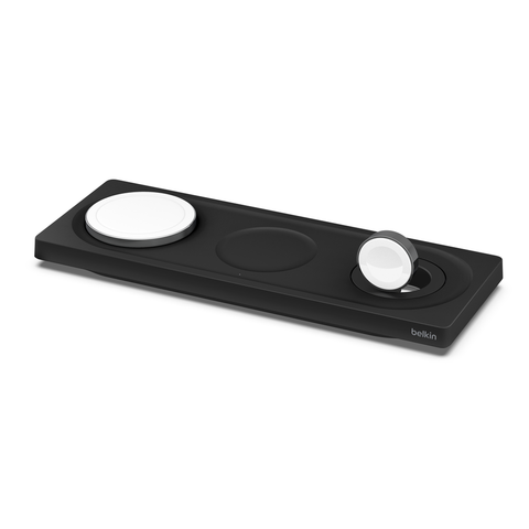 Belkin BoostCharge Pro 3-in-1 Wireless Charging Pad With MagSafe (Black)