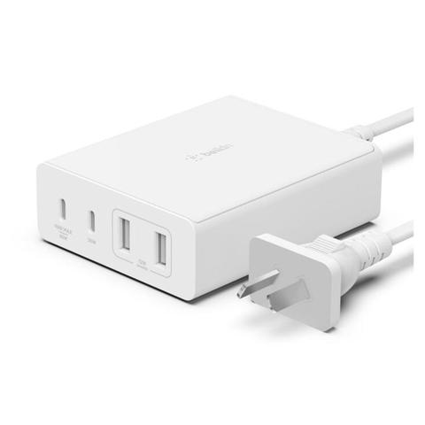Belkin BoostCharge Pro 108W 4-Port GaN Charger with PD (White)