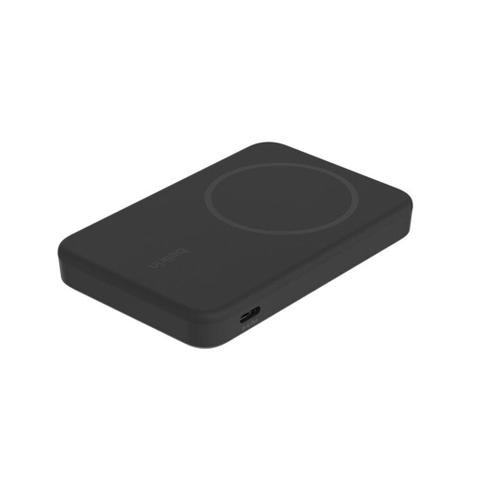Belkin BoostCharge Pro 5K Magnetic Wireless Power Bank with 15W PD (Black)