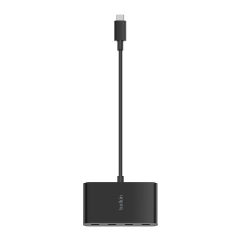 Belkin Connect USB-C to 4 Port USB-C Hub with 100W PD (Black)