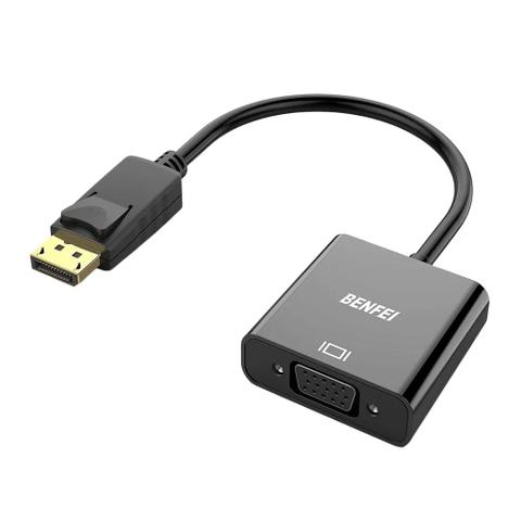 BENFEI Uni-Directional Gold-Plated DisplayPort to VGA Adapter