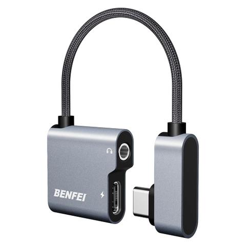 BENFEI USB-C to Audio Jack Adapter w/ 60W Fast Charging