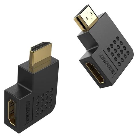 BENFEI HDMI Male to Female Right Angle 90 Degree Adapter