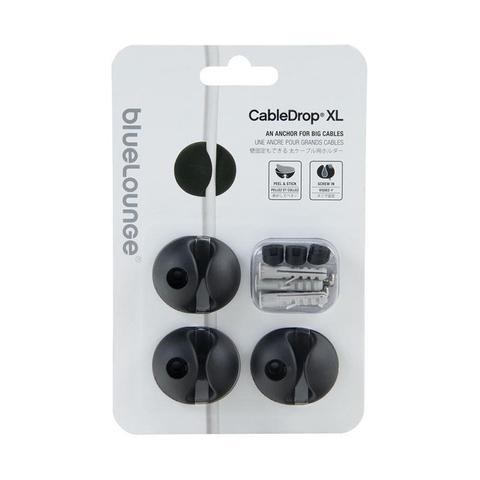BlueLounge Cabledrop XL Cable Organiser - Black