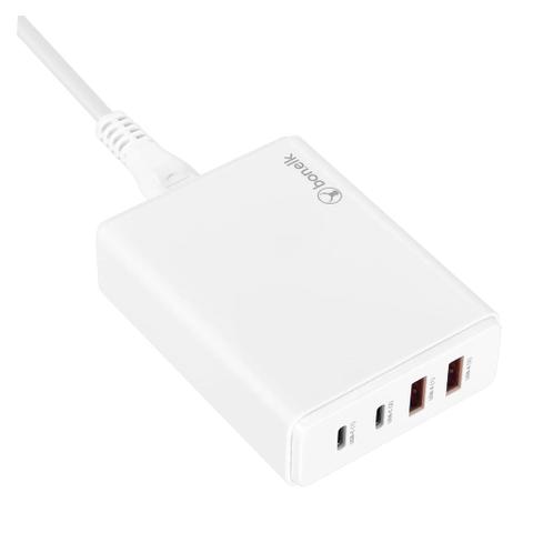 Bonelk Desktop Charger 2 x USB-C 2 x USB-A 65W (White)