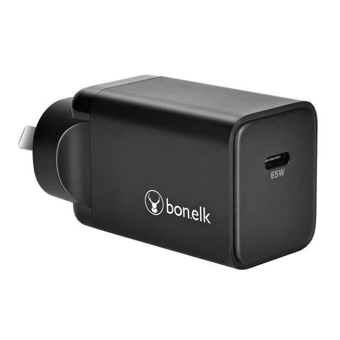 Bonelk 65W PD GaN Wall Charger (Black)