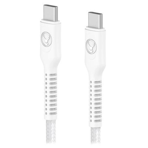 Bonelk 1.2m Long-Life Easy Grip USB-C to USB-C Cable 100W (White)