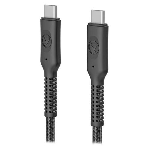 Bonelk Long-Life Easy Grip 1.5m 240W USB-C to USB-C Cable Supports 4K 60Hz (Black)