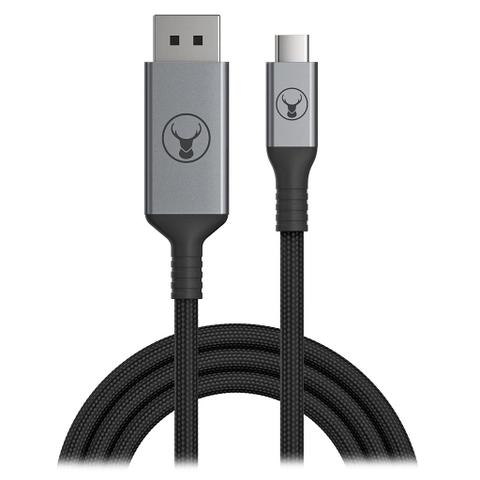Bonelk USB-C to Display Port Long Life Cable 1.5m (Black)