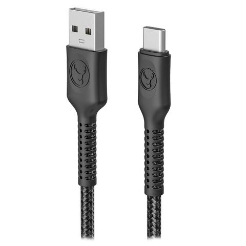 Bonelk Long-Life Easy Grip USB-A to USB-C Cable 60W 2m (Black)