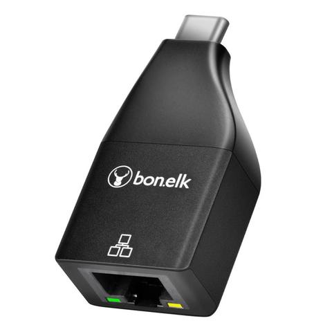 Bonelk USB-C to Gigabit Adapter (Black)