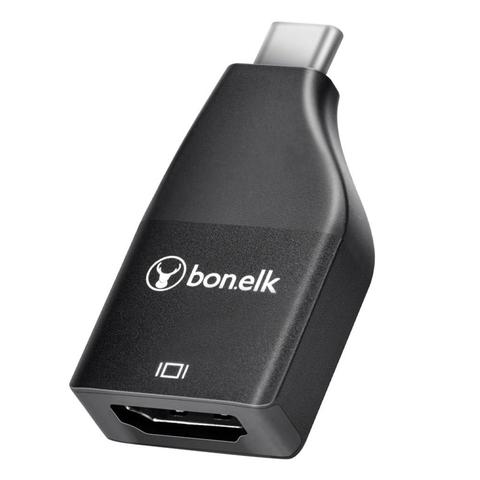 Bonelk USB-C to 4K HDMI Adapter (Black)