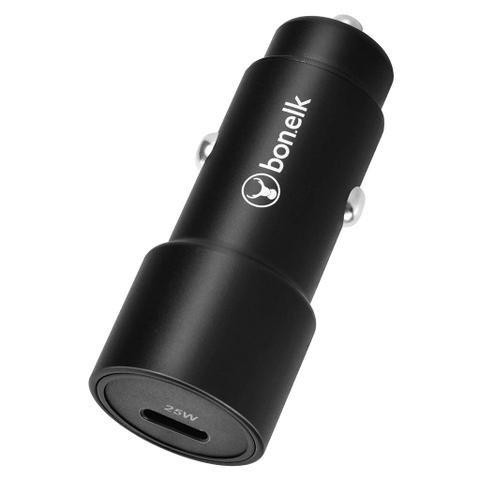 Bonelk Eco Series 25W PD USB-C Car Charger (Black)