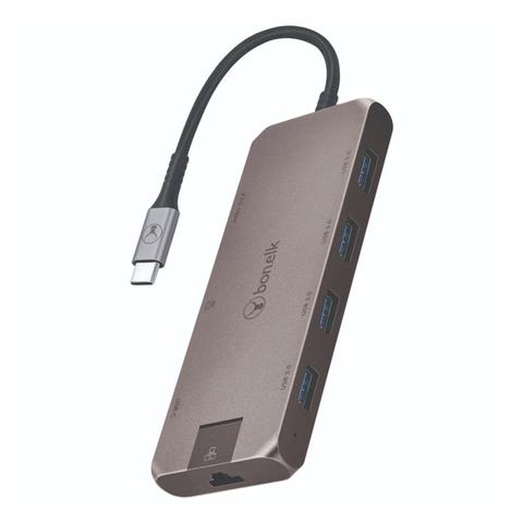 Bonelk Long-Life USB-C to 8-in-1 Multiport Hub (Space Grey)