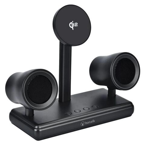 Bonelk Sound Dock Qi2 Wireless Charger with Speakers