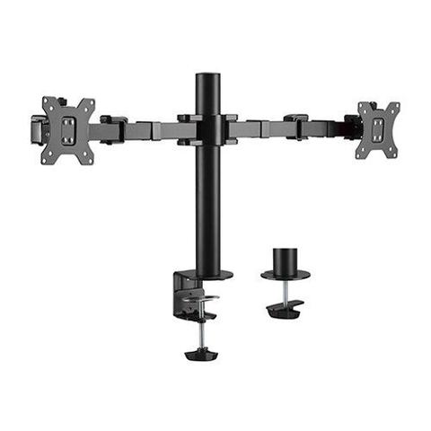 Brateck Dual Monitors Steel Articulating Monitor Arm - 17"-32"